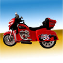 12V Electric Motorcycle Toy for Kids with LED Lights, Music, and Trunk, Ages 3-6