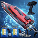 XDJXWJN DZH808 14-Inch Remote Control Boat 2.4GHz Speedster for All Ages
