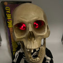 Retro Gemmy 17" Large Head Grooving Skeleton Super Freak *Inspected*