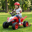 12V Electric Quad Bike for Kids with Music, Lights, USB Connectivity, and Wireless Features