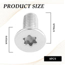 8-Pack Stainless Steel Brake Rotor Screw Replacement OEM