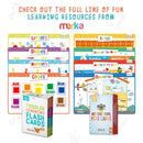 Merka High Contrast Sensory Flash Cards - 50-Pack in Black and White