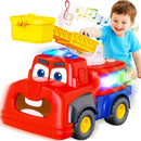 Musical Interactive Fire Truck Toy for Toddlers Aged 1-3