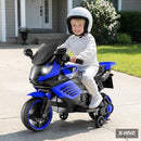 6V Children’s Motorcycle with Training Wheels, Sound Features, and Headlight for Boys and Girls