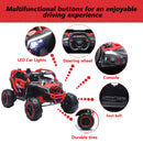 24V 400W Children's Ride-On UTV with Remote, 4-Wheel Suspension, Bluetooth Music, and LED Lights