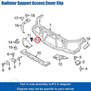 20 Pack of LR024316 Battery Cover and Cowl Side Panel Retainer Clips for Land Rover