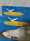 Retro Battery-Operated Flying Seagull Toy in Original Packaging from the 80s