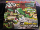 Dino Chomp 9ft Glow-in-the-Dark Speedway Track Set with 160 Pieces