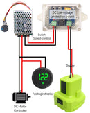 18V Lithium Battery Adapter Kit for Ride-On Cars and Electric Toys