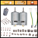 24V RS555 Electric Motor 35000RPM - Pair Upgrade for Power Wheels & Ride-On Vehicles