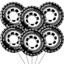30-Inch Racing Wheel Balloons for Car-Themed Celebrations
