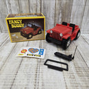 Retro Red Battery-Powered Fancy Buggy Kit with Unused Stickers