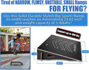 25.2-Inch Kids Jumping Ramp for Skateboards, Bikes, Scooters, BMX, RC Cars, and Dirt Bikes