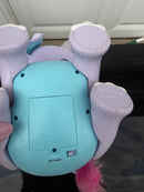 Bunoo Battery-Operated Electronic Elephant Toy Purple & Blue w/ Pink Hair