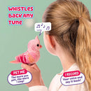 Voice-Repeating Talking Bird Toy – Rosie with Cage, Perfect for Kids Ages 5-7