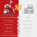 Red Battery-Powered 12V Kids Bumper Car with 360° Spin & Remote Control for Ages 1.5-6