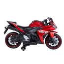 12V Red Kids Motorcycle Ride-On Toy for Boys and Girls