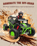 36V Electric 2-Seater UTV for Kids Ages 6+, 400W Power, 5-8 MPH, 14" Wheels