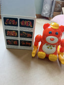 1986 Retro Funny Bear Battery-Operated Tumbling Toy with Original Packaging