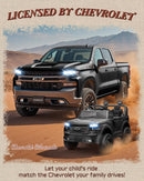 24V Dual-Seater Licensed Chevrolet Silverado Ride-On Toy