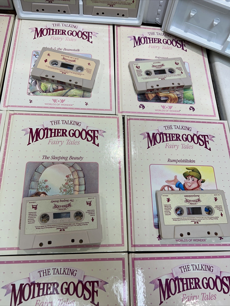 Worlds of Wonder The Talking Mother Goose Book and Tape Cassette Set