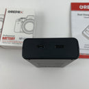 Grepro Dual Charger and Dual Rechargeable NP-W126 Lithium-Ion Battery Set