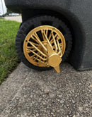 Miniature Car Wheels and Rims for Trash Cans