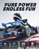 Okay Run 24V Kids Electric Porsche Drift Go Kart, Blue