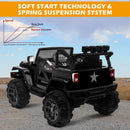 12V Electric Ride-On Jeep Truck for Kids with Remote Control and 3 Speed Settings