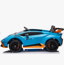 Lamborghini Huracan Sto 24V Electric Drift Car for Kids with LED Lights and Speeds up to 5.59 MPH