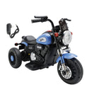 🏍️Blue 3-Wheel Electric Ride-On Motorcycle for Kids with Dual Drive System