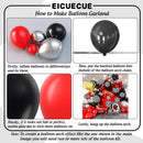 Race Car Balloon Arch Set - Trophies, Flags, Wheels, and Checkered Designs