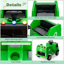 12V Electric Ride-On Recycling Garbage Truck with Remote Control and Accessories