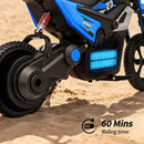 Outfunny 24V Electric Dirt Bike for Kids Aged 6-12 with 250W Power and Rear Suspension
