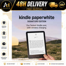 Kindle Paperwhite Signature Edition 32GB in Metallic Black - Refurbished