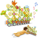 Montessori Musical Train Set for Toddlers Aged 3 to 5 Years