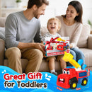 Musical Interactive Fire Truck Toy for Toddlers Aged 1-3