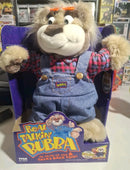 Limited Edition Tyco Talking Plush Bubba Teddy Bear in Overalls 3D Design