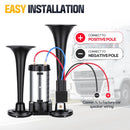 Dual Trumpet Electric Train Horn System - Powerful 150dB Sound at 12V