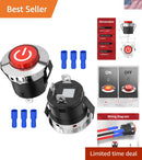 12V Button Start Switch for Ride-On Cars - Reliable and Long-Lasting Performance