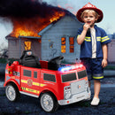 12V Electric Police Car Ride-On for Kids with Adjustable Speed Settings