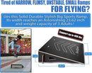 Kids Jumping Ramp for Skateboards, Bikes, Scooters, BMX, RC Cars, and Dirt Bikes, 25.2 Inches