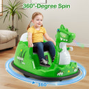 Remote-Controlled Colorful Flashing Light Bumper Car for Kids