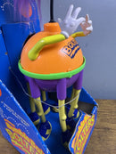 1995 ERTL Motorized Bumble Ball Bolters Toy - Yellow and Orange