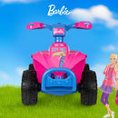 Barbie 6V Rechargeable Kids Ride-On ATV with Reverse Function