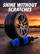 Soft Bristle Brush for Thorough Wheel and Tire Cleaning, 9.5" Length