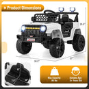 12V Battery-Powered Electric Ride-On Truck for Kids with 3 Speed Options