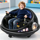 360° Rotating Electric Bumper Car for Kids - 12V Remote-Controlled Ride-On Toy with LED Lights
