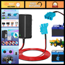 12V Fast Charger for Kids' Electric Ride-On Cars and Vehicles