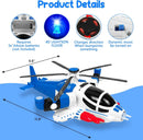 Interactive Helicopter Toy for Toddlers with Lights, Sounds, and 360° Movement
